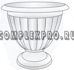 Цветочница №1.46-№1.46а (320х430х430)-(150х250х250)
