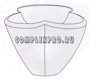 Цветочница №1.52 (640х900х900)