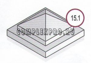 Крышка №15.1 (400х400х125)