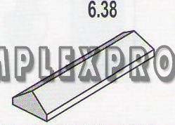 Крышка прямоугольная 6.38 (50х350х150)