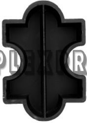 6/2-Мозаика гладкая половинки продольные 6.0